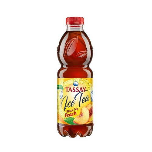 Tassay чай черный Персик, 1л